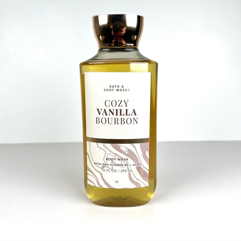 Bath & Body Works Cozy Vanilla Bourbon Body Wash 10 oz Retired Scent NEW